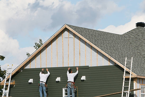 Professional Vinyl Siding technician working in Falkland, NC
